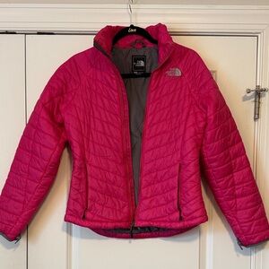 The North Face Fuchsia Quilted Jacket